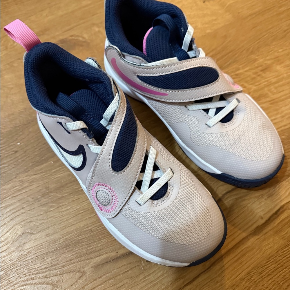 Nike Kids' Beige and Pink Sneakers